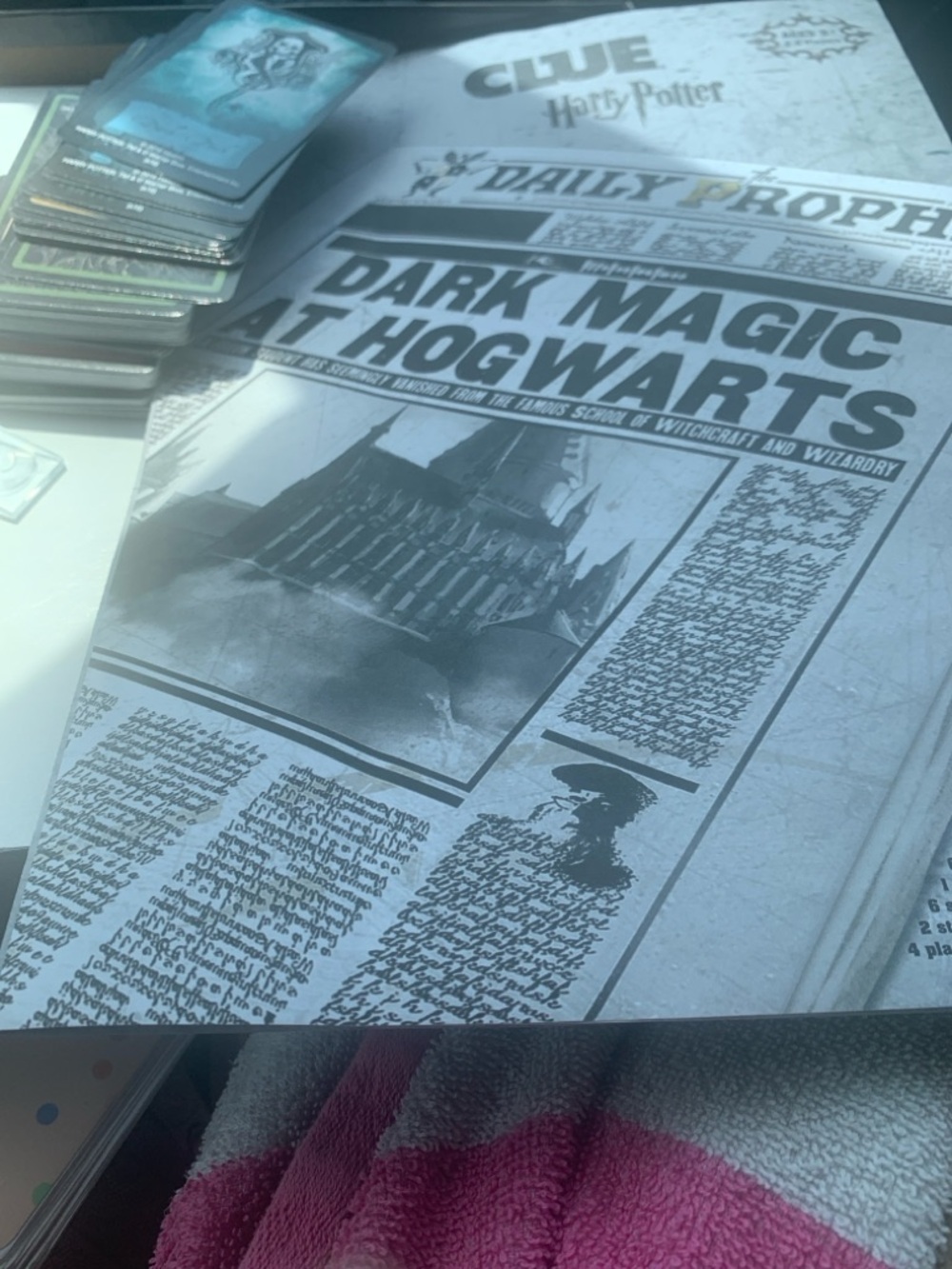 Harry Potter clue game - Picture 6 of 9
